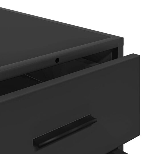 VXL8721102841330 g en hd 6 Dulap cu sertare, negru, 70x41x56 cm, lemn compozit VXL8721102841330 g en hd 6