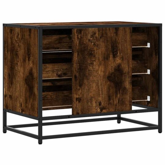 VXL8721102841354 g en hd 5 Dulap cu sertar, stejar fumuriu,70x41x56 cm, lemn prelucrat VXL8721102841354 g en hd 5