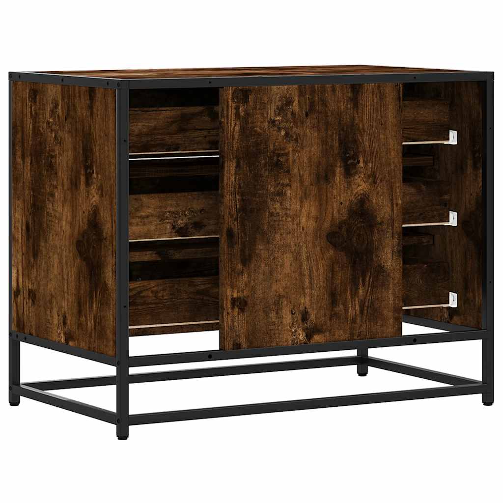 VXL8721102841354 g en hd 5 Dulap cu sertar, stejar fumuriu,70x41x56 cm, lemn prelucrat Dulap cu sertar, stejar fumuriu,70x41x56 cm, lemn prelucrat - imagine 7