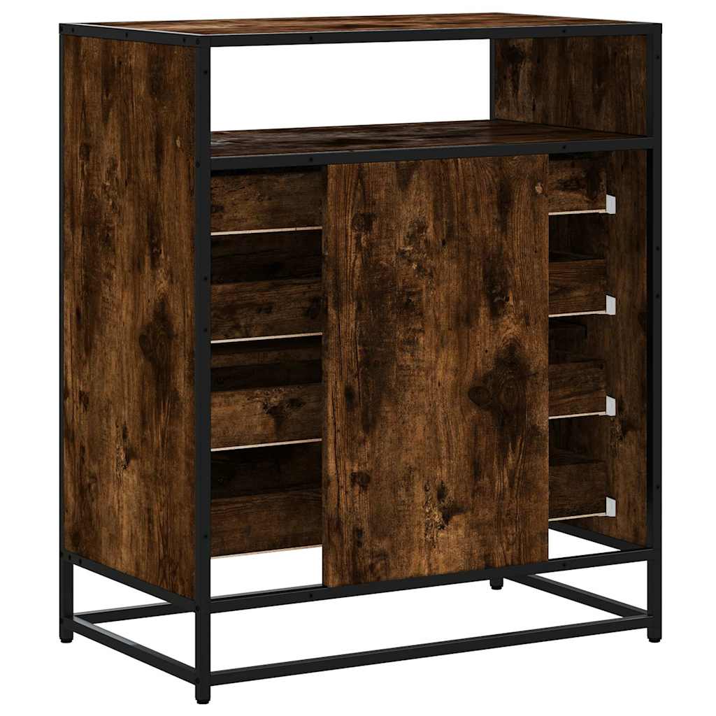 VXL8721102841507 g en hd 5 Dulap cu sertar, stejar fumuriu, 70x41x83,5 cm, lemn prelucrat Dulap cu sertar, stejar fumuriu, 70x41x83,5 cm, lemn prelucrat - imagine 7