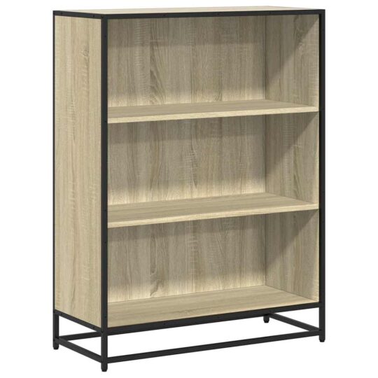 Alternative view of Bibliotecă, stejar Sonoma, 80,5x35x107,5 cm, lemn prelucrat
