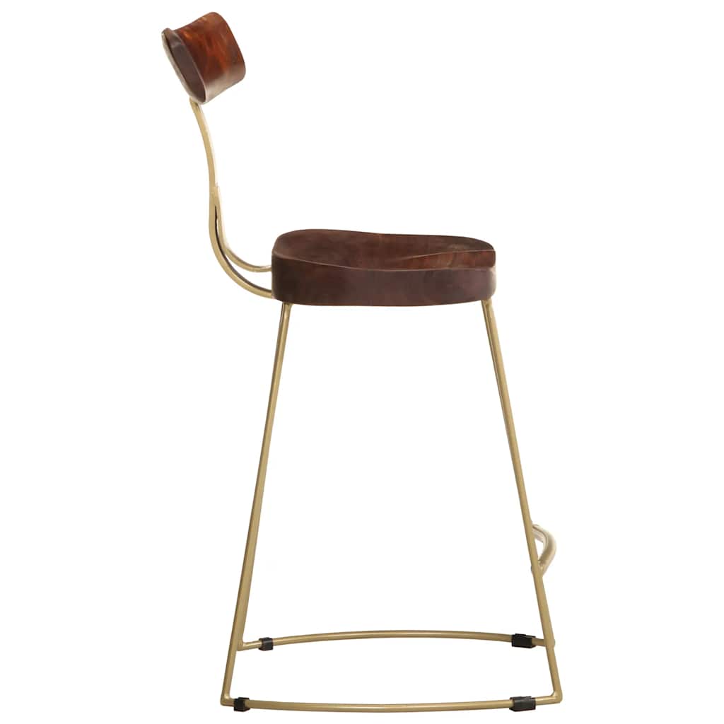 VXL8721102922169 g en hd 2 Scaune de bar 2 buc 49x43x79 cm lemn masiv de mango Scaune de bar 2 buc 49x43x79 cm lemn masiv de mango - imagine 3
