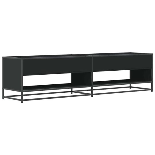 VXL8721102923067 g en hd 4 Comodă TV, negru, 180,5x40x46 cm, lemn prelucrat VXL8721102923067 g en hd 4