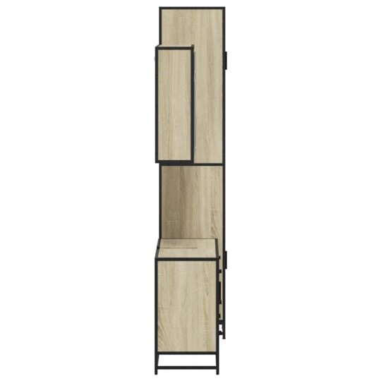 VXL8721102925870 g en hd 4 Set mobilier de baie, 3 piese, stejar sonoma, lemn prelucrat VXL8721102925870 g en hd 4