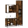 VXL8721102925986 m en hd 1 Set mobilier de baie, 3 piese, stejar fumuriu, lemn prelucrat VXL8721102925986 m en hd 1
