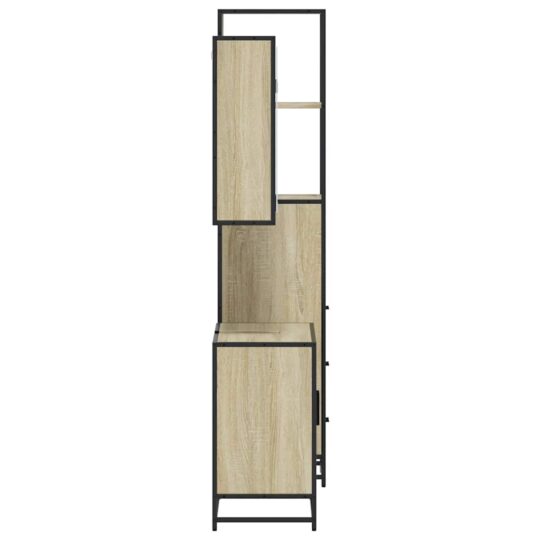 VXL8721102926327 g en hd 4 Set mobilier de baie, 3 piese, stejar sonoma, lemn prelucrat VXL8721102926327 g en hd 4