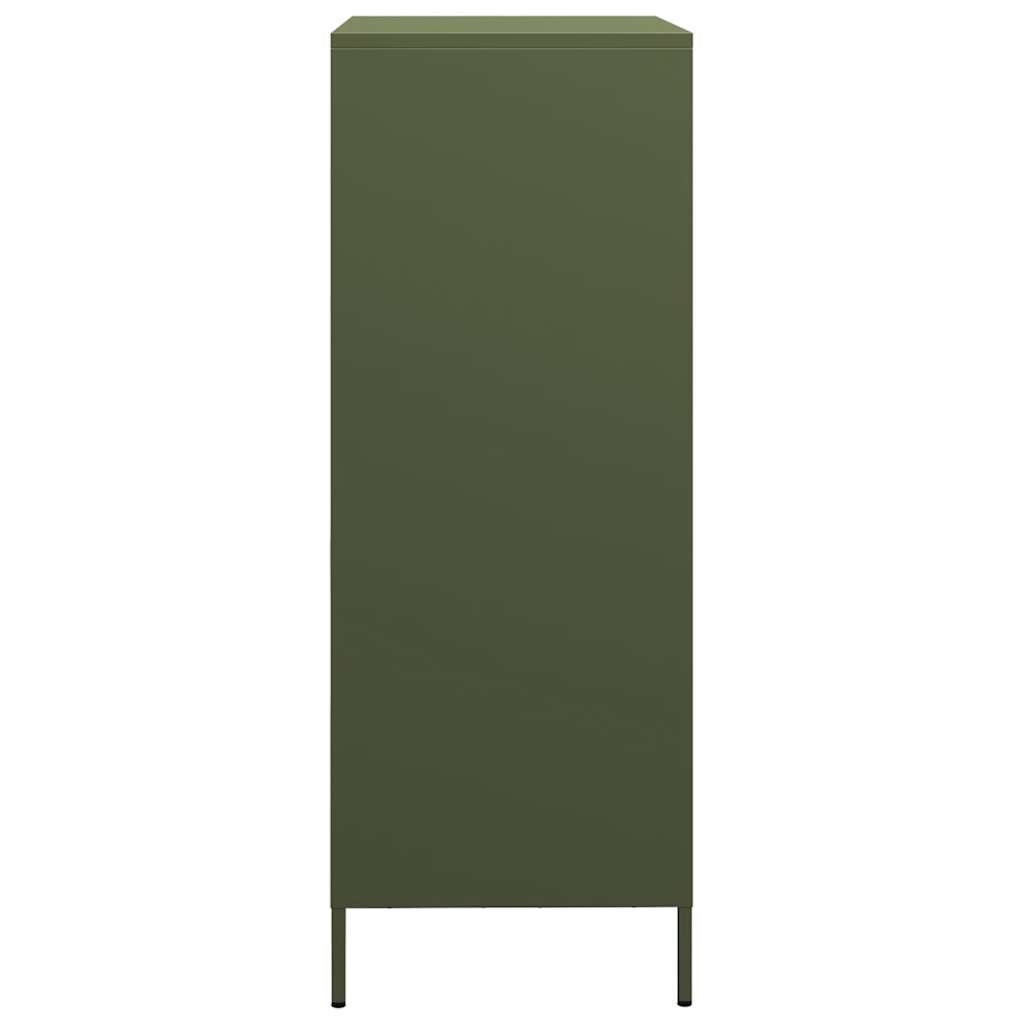 VXL8721102929816 g en hd 4 Dulap înalt, verde măsliniu, 68x39x101,5 cm, oțel Dulap înalt, verde măsliniu, 68x39x101,5 cm, oțel - imagine 6