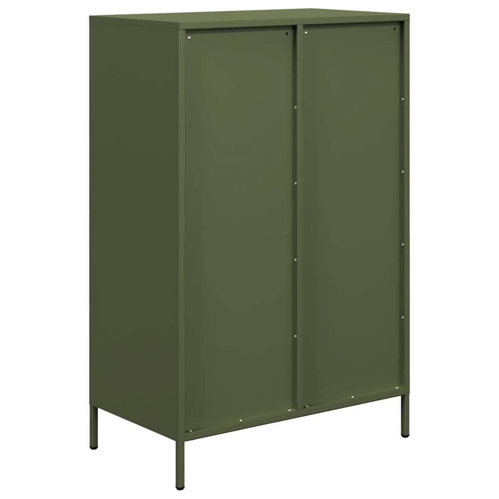 VXL8721102929816 g en hd 5 Dulap înalt, verde măsliniu, 68x39x101,5 cm, oțel Dulap înalt, verde măsliniu, 68x39x101,5 cm, oțel - imagine 7