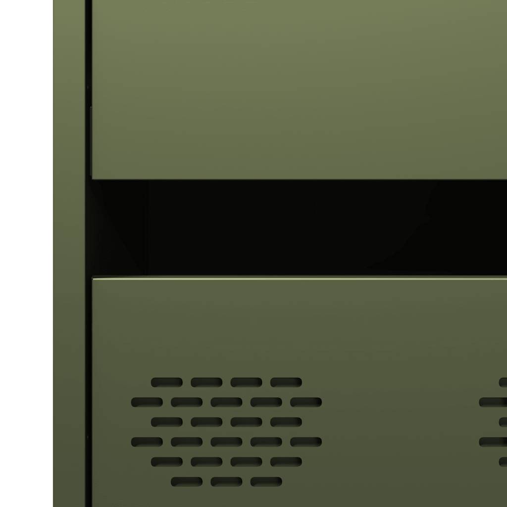 VXL8721102929816 g en hd 8 Dulap înalt, verde măsliniu, 68x39x101,5 cm, oțel Dulap înalt, verde măsliniu, 68x39x101,5 cm, oțel - imagine 10