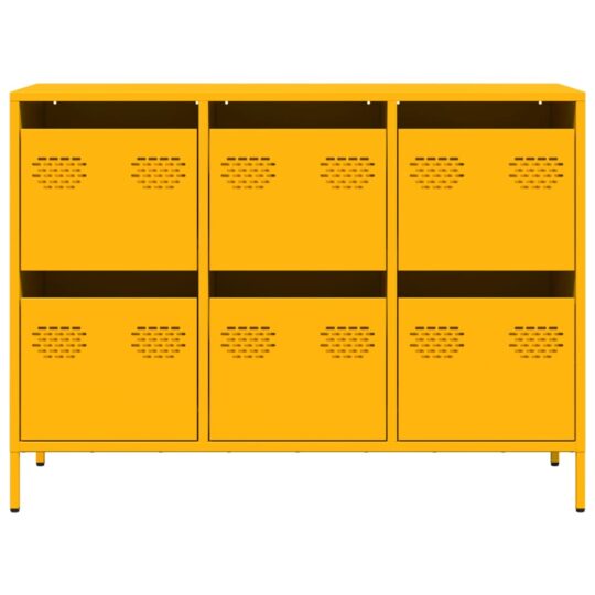 VXL8721102930225 g en hd 3 Dulap, galben muștar, 101,5x39x73,5 cm, oțel laminat la rece VXL8721102930225 g en hd 3