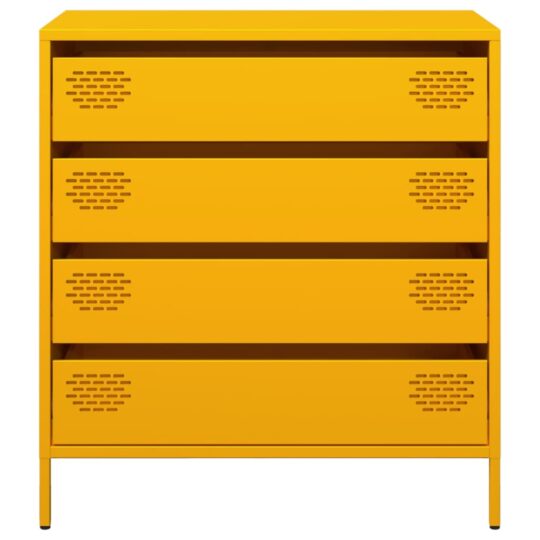 VXL8721102930461 g en hd 3 Dulap, galben muștar, 68x39x73,5 cm, oțel laminat la rece VXL8721102930461 g en hd 3