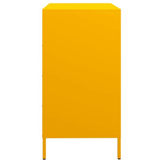VXL8721102930461 g en hd 4 Dulap, galben muștar, 68x39x73,5 cm, oțel laminat la rece VXL8721102930461 g en hd 4
