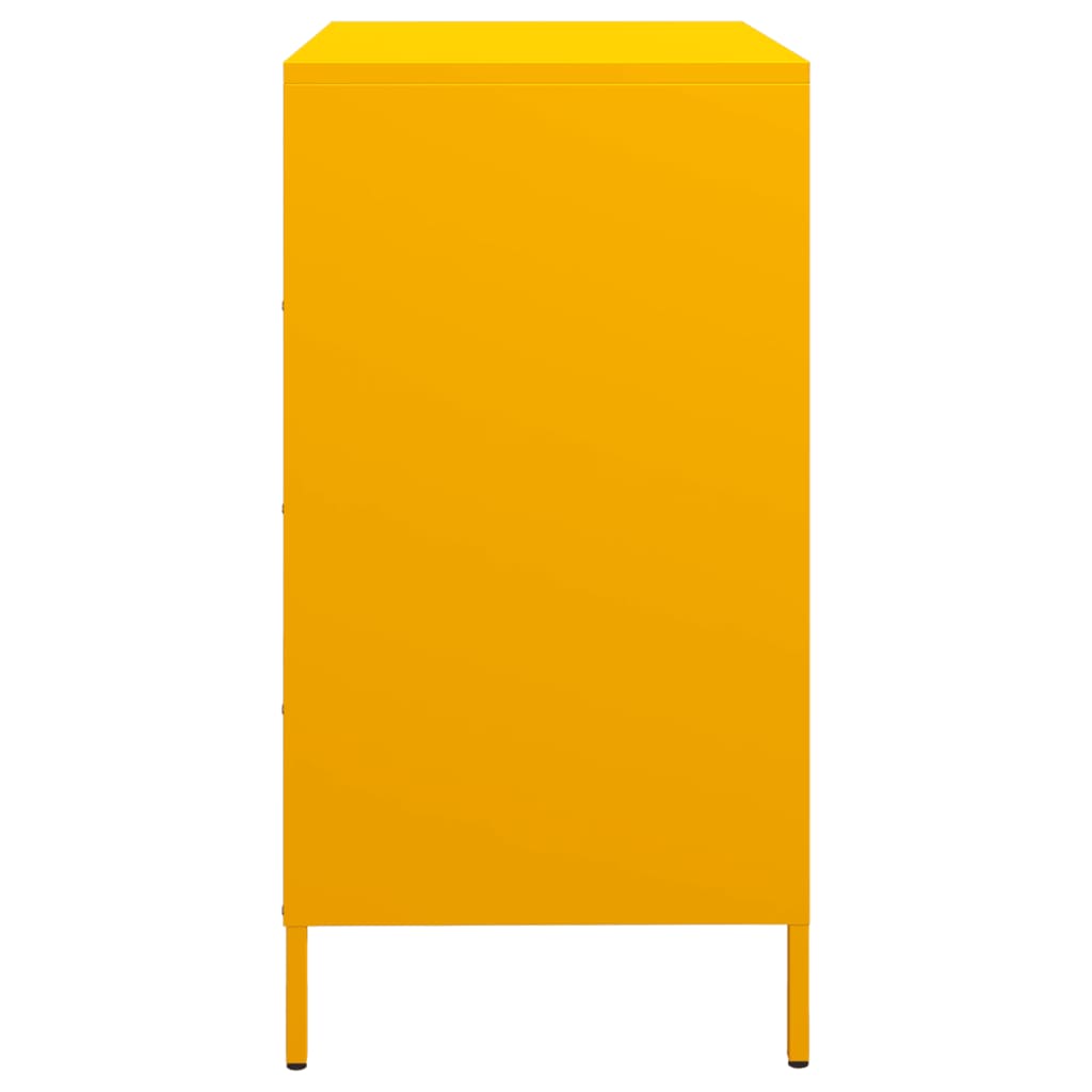 VXL8721102930461 g en hd 4 Dulap, galben muștar, 68x39x73,5 cm, oțel laminat la rece Dulap, galben muștar, 68x39x73,5 cm, oțel laminat la rece - imagine 6