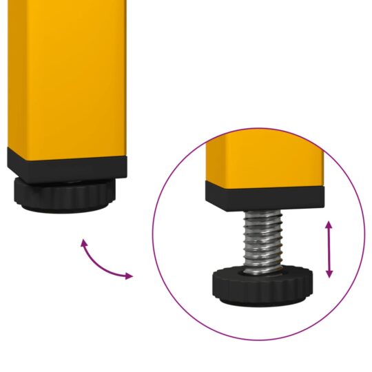 VXL8721102930461 g en hd 6 Dulap, galben muștar, 68x39x73,5 cm, oțel laminat la rece VXL8721102930461 g en hd 6