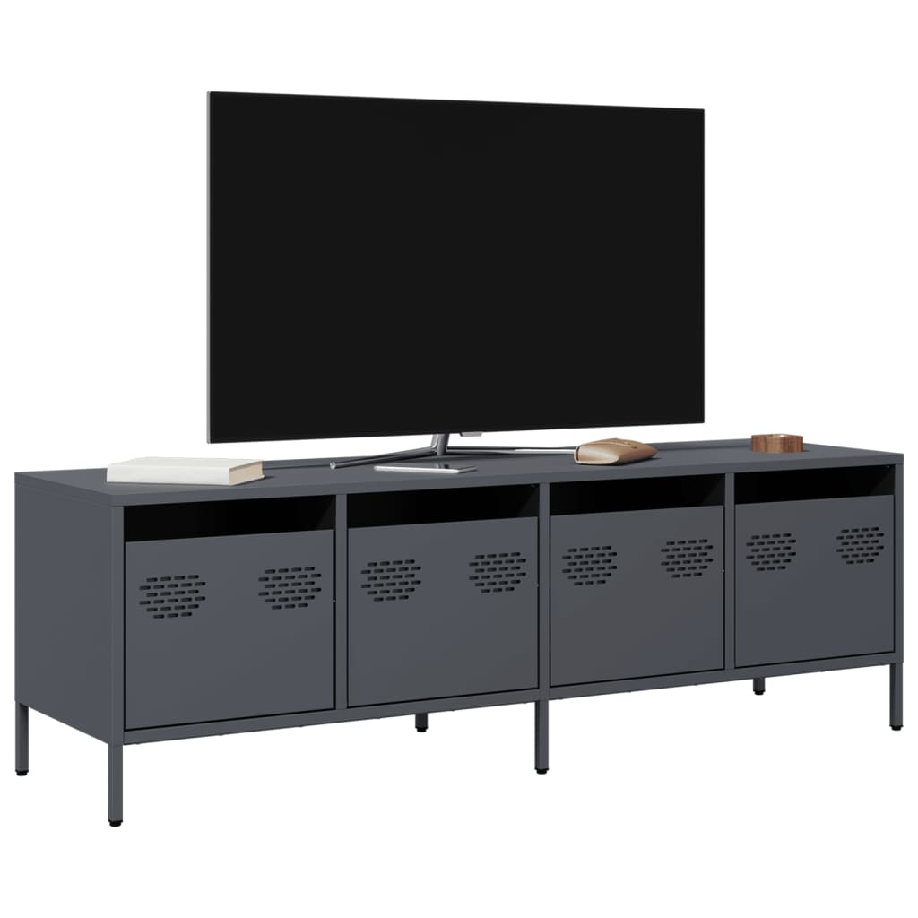 VXL8721102930638 m en hd 1 Dulap TV, antracit, 135x39x43,5 cm, oțel laminat la rece Dulap TV, antracit, 135x39x43,5 cm, oțel laminat la rece