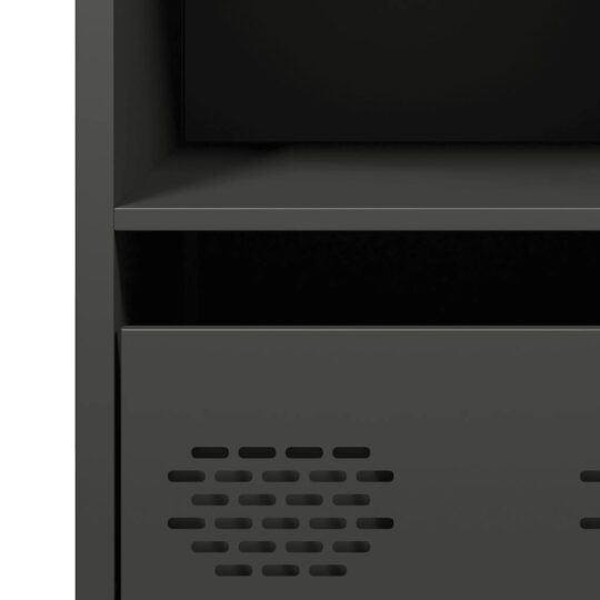 VXL8721102931154 g en hd 8 Dulap, negru, 68x39x73,5 cm, oțel laminat la rece VXL8721102931154 g en hd 8