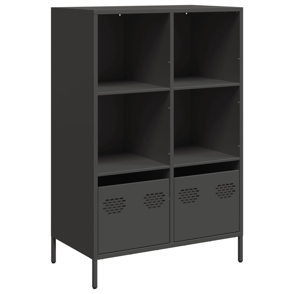 VXL8721102931390 a en hd 1 Dulap înalt, negru, 68x39x103,5 cm, oțel Dulap înalt, negru, 68x39x103,5 cm, oțel - imagine 2