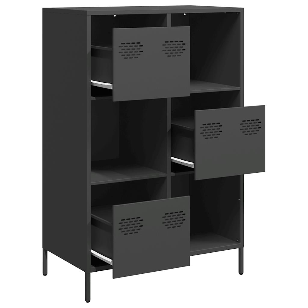 VXL8721102931635 g en hd 2 Dulap înalt, negru, 68x39x103,5 cm, oțel Dulap înalt, negru, 68x39x103,5 cm, oțel - imagine 4