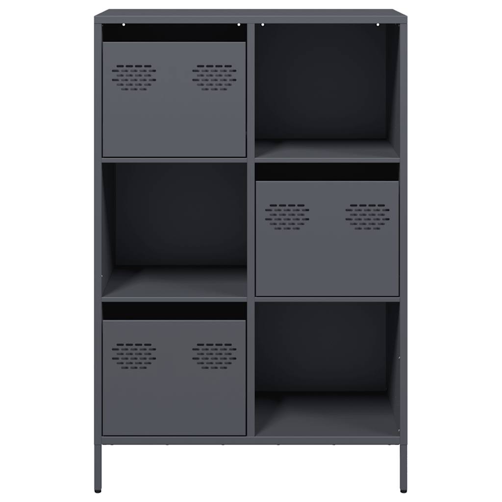 VXL8721102931659 g en hd 3 Dulap înalt, antracit, 68x39x103,5 cm, oțel Dulap înalt, antracit, 68x39x103,5 cm, oțel - imagine 5