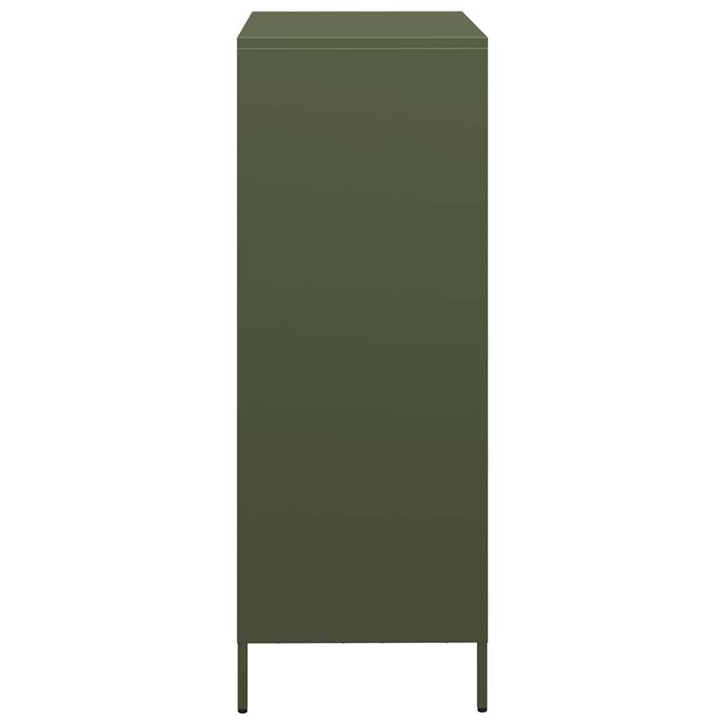 VXL8721102931673 g en hd 4 Dulap înalt, verde măsliniu, 68x39x103,5 cm, oțel Dulap înalt, verde măsliniu, 68x39x103,5 cm, oțel - imagine 6