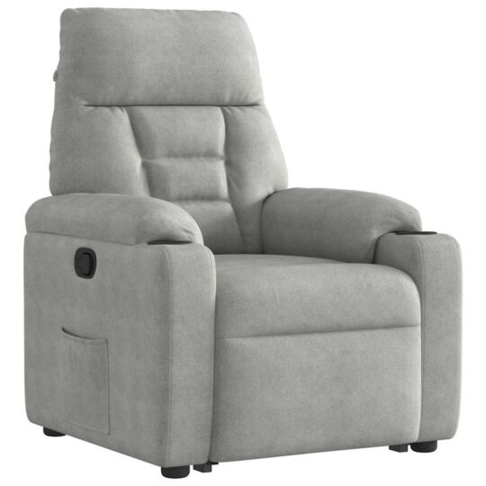 VXL8721102960703 g en hd 3 Fotoliu rabatabil cu ridicare, gri deschis, microfibră VXL8721102960703 g en hd 3