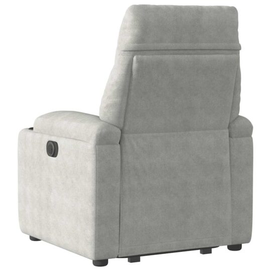 VXL8721102960703 g en hd 4 Fotoliu rabatabil cu ridicare, gri deschis, microfibră VXL8721102960703 g en hd 4