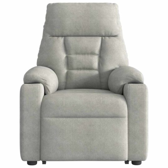 VXL8721102960703 g en hd 5 Fotoliu rabatabil cu ridicare, gri deschis, microfibră VXL8721102960703 g en hd 5