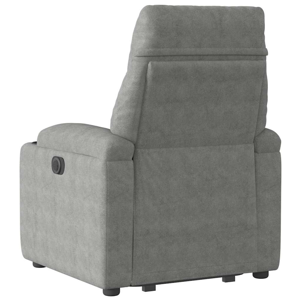 VXL8721102960710 g en hd 4 Fotoliu rabatabil cu ridicare, gri închis, microfibră Fotoliu rabatabil cu ridicare, gri închis, microfibră - imagine 5