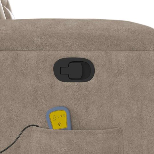 VXL8721102960765 g en hd 11 Fotoliu de masaj rabatabil cu ridicare, gri taupe, microfibră VXL8721102960765 g en hd 11