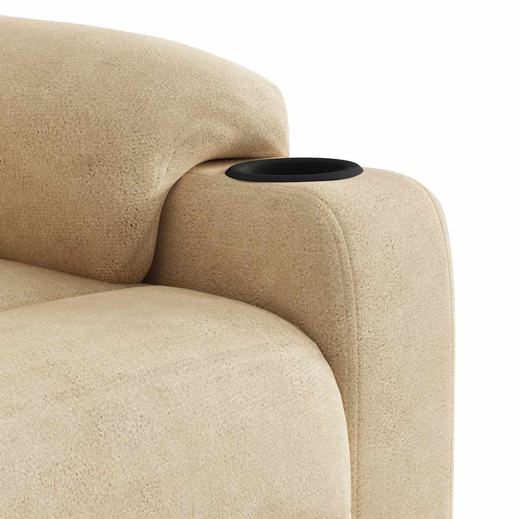 VXL8721102960802 g en hd 11 Fotoliu de masaj rabatabil cu ridicare, crem, microfibră Fotoliu de masaj rabatabil cu ridicare, crem, microfibră - imagine 12