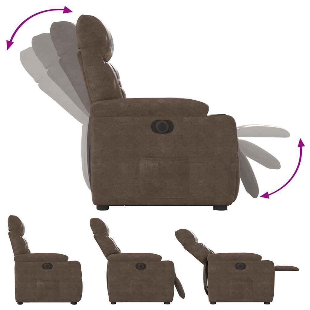 VXL8721102960826 g en hd 9 Fotoliu rabatabil electric cu ridicare, maro, microfibră Fotoliu rabatabil electric cu ridicare, maro, microfibră - imagine 10