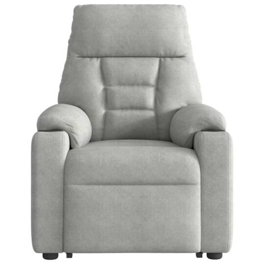 VXL8721102960840 g en hd 4 Fotoliu rabatabil electric cu ridicare, gri deschis, microfibră VXL8721102960840 g en hd 4