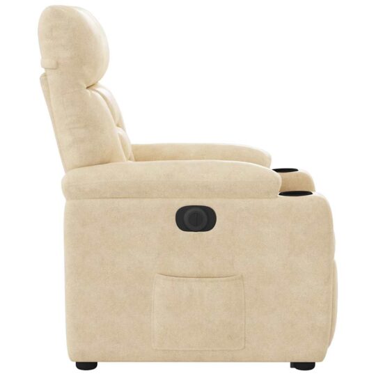 VXL8721102960871 g en hd 5 Fotoliu rabatabil electric cu ridicare, crem, microfibră VXL8721102960871 g en hd 5