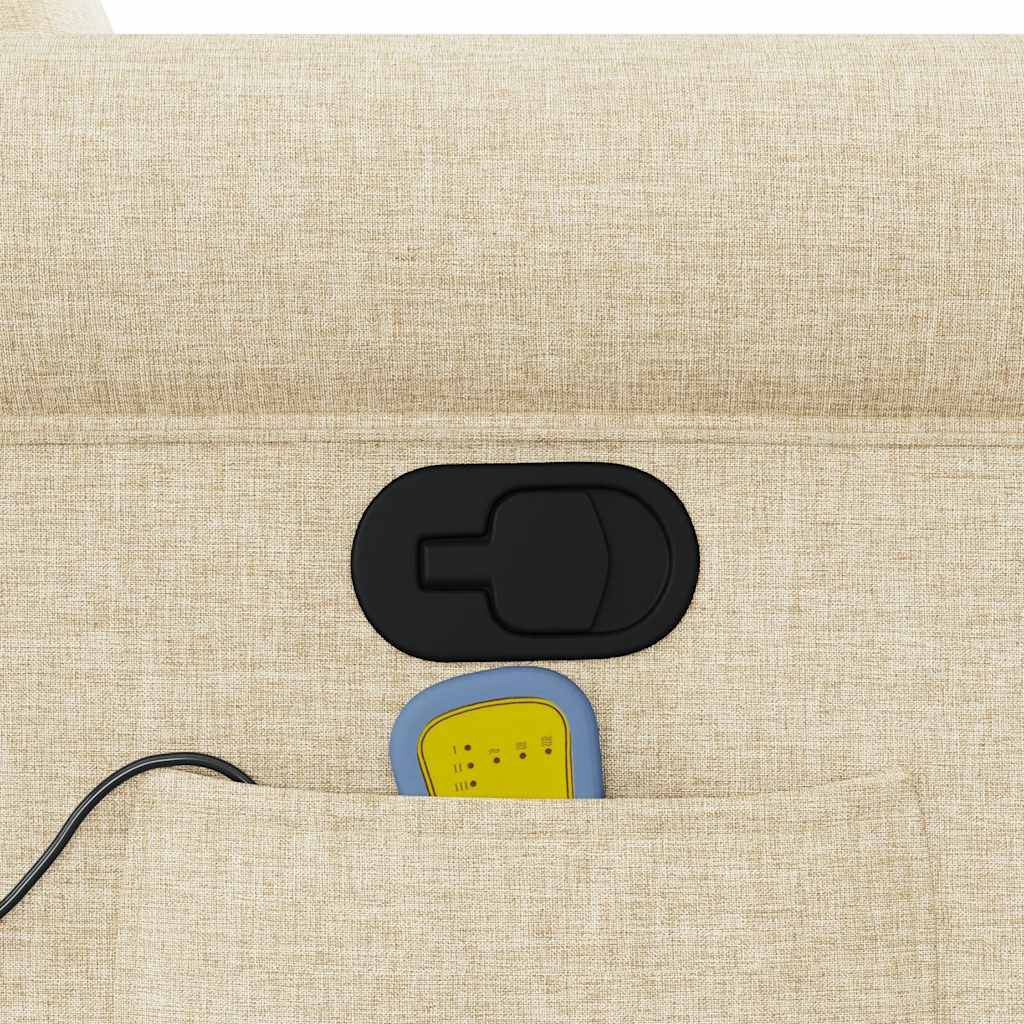 VXL8721102963742 g en hd 11 Fotoliu masaj rabatabil cu ridicare, crem, material textil Fotoliu masaj rabatabil cu ridicare, crem, material textil - imagine 12