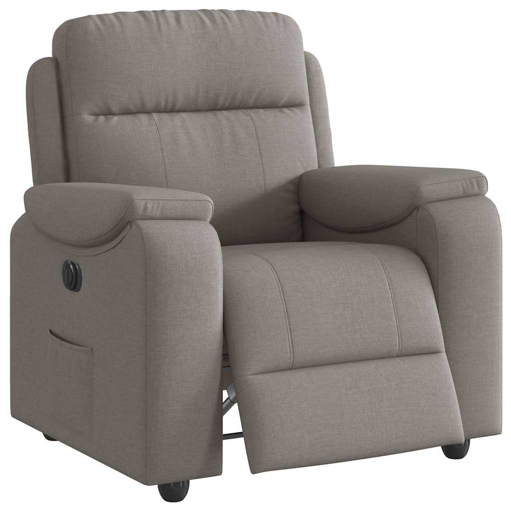 VXL8721102964152 a en hd 1 Fotoliu rabatabil electric, gri taupe, material textil Fotoliu rabatabil electric, gri taupe, material textil