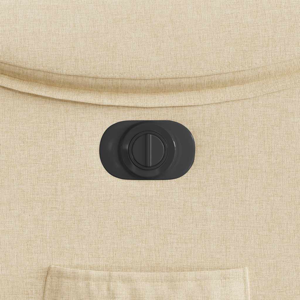 VXL8721102964169 g en hd 10 Fotoliu rabatabil electric, crem, material textil Fotoliu rabatabil electric, crem, material textil - imagine 11