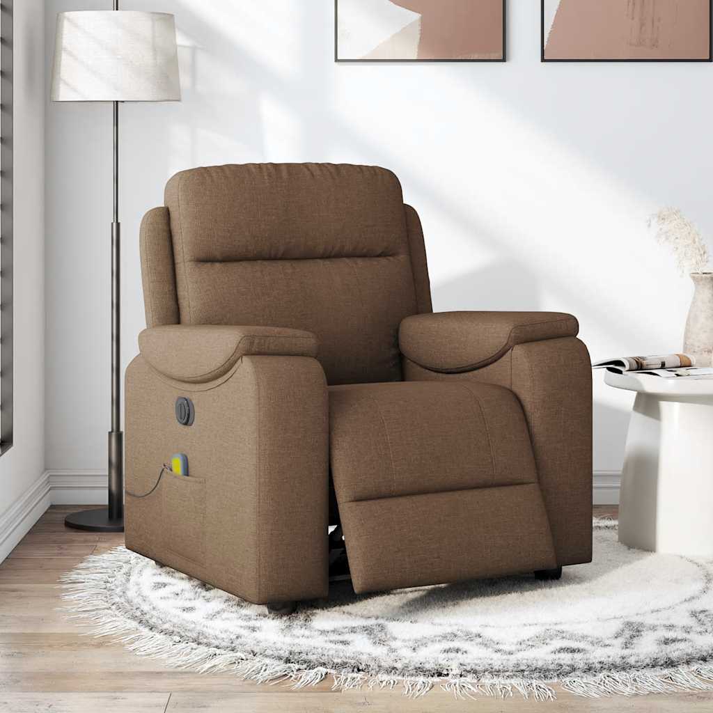 VXL8721102964220 g en hd 1 Fotoliu electric de masaj rabatabil, maro, textil Fotoliu electric de masaj rabatabil, maro, textil - imagine 2
