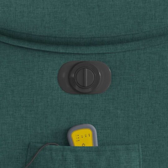 VXL8721102964244 g en hd 10 Fotoliu electric de masaj rabatabil, verde închis, textil VXL8721102964244 g en hd 10