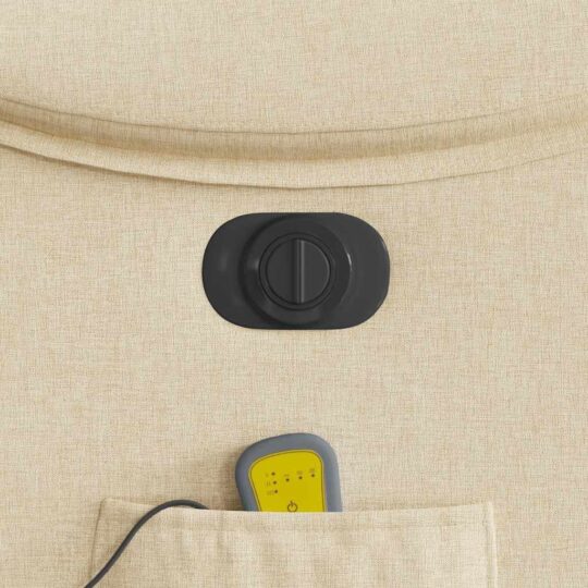 VXL8721102964268 g en hd 10 Fotoliu electric de masaj rabatabil, crem, textil VXL8721102964268 g en hd 10