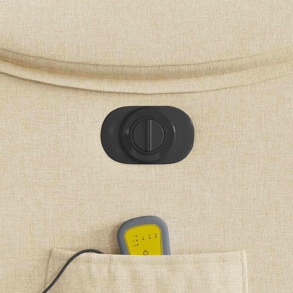VXL8721102964268 g en hd 10 Fotoliu electric de masaj rabatabil, crem, textil Fotoliu electric de masaj rabatabil, crem, textil - imagine 11