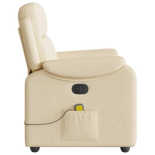 VXL8721102964268 g en hd 4 Fotoliu electric de masaj rabatabil, crem, textil VXL8721102964268 g en hd 4