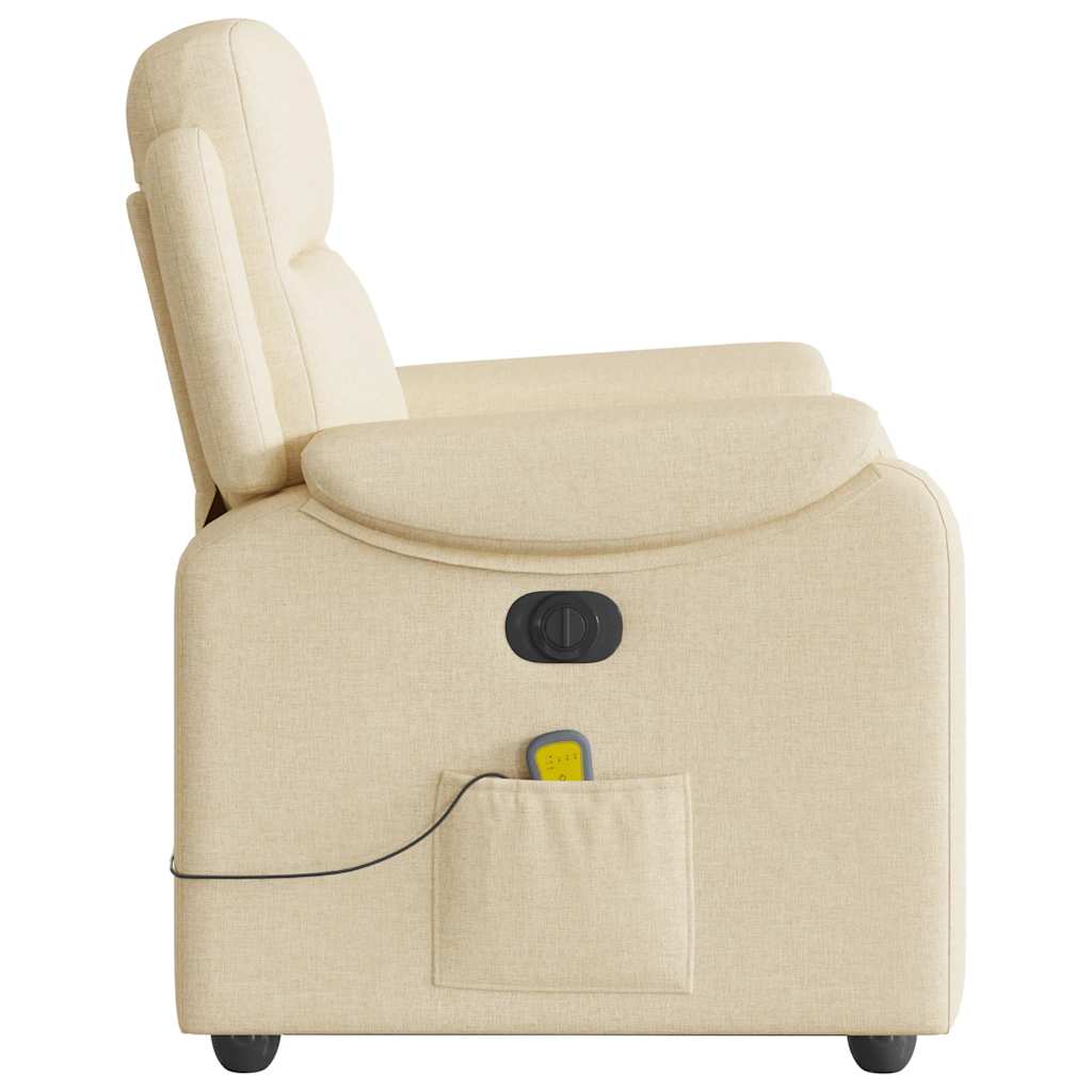 VXL8721102964268 g en hd 4 Fotoliu electric de masaj rabatabil, crem, textil Fotoliu electric de masaj rabatabil, crem, textil - imagine 5