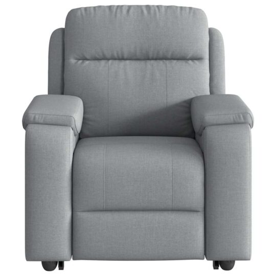 VXL8721102964282 g en hd 3 Fotoliu rabatabil cu ridicare, gri deschis, material textil VXL8721102964282 g en hd 3