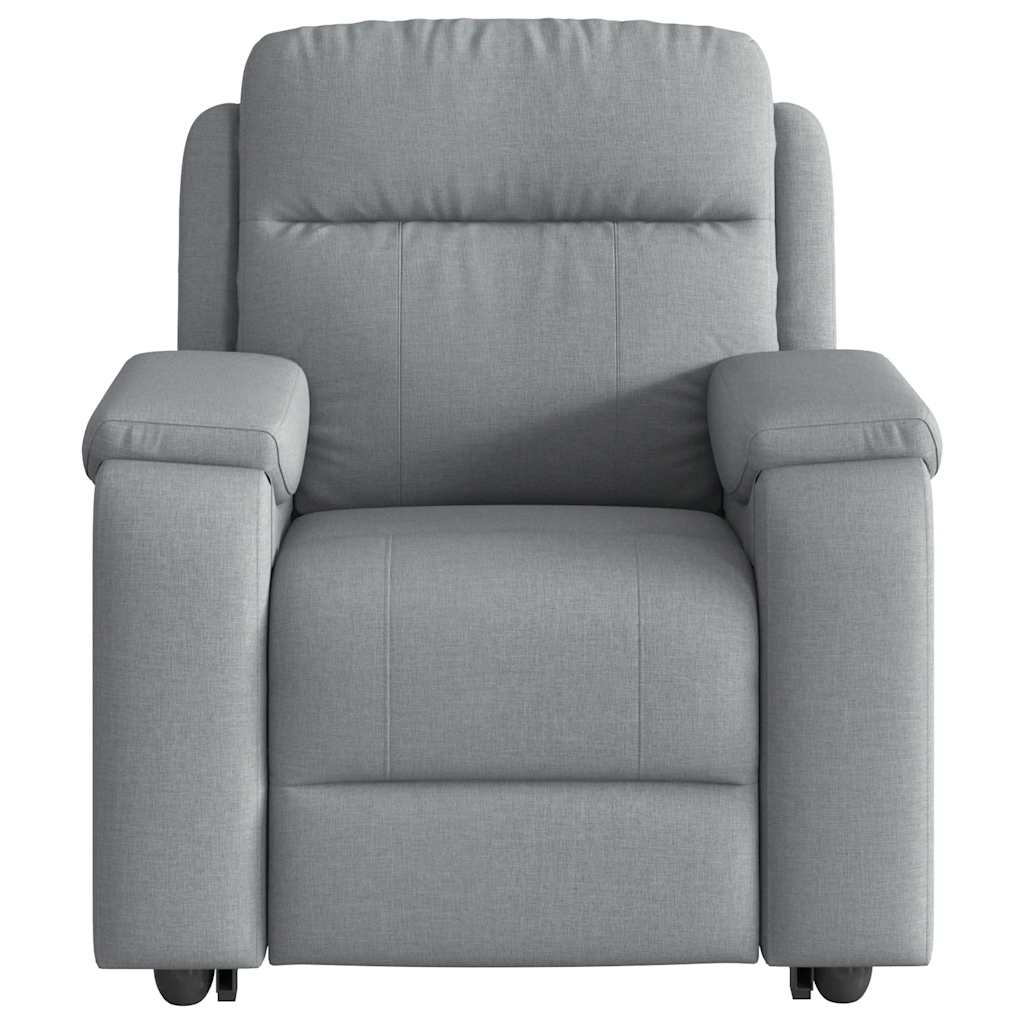 VXL8721102964282 g en hd 3 Fotoliu rabatabil cu ridicare, gri deschis, material textil Fotoliu rabatabil cu ridicare, gri deschis, material textil - imagine 4