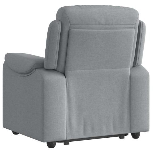 VXL8721102964282 g en hd 5 Fotoliu rabatabil cu ridicare, gri deschis, material textil VXL8721102964282 g en hd 5