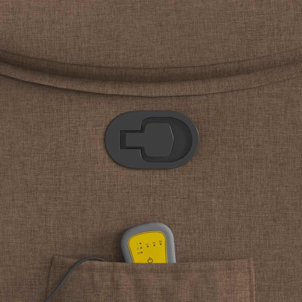 VXL8721102964428 g en hd 11 Fotoliu de masaj rabatabil cu ridicare, maro, textil Fotoliu de masaj rabatabil cu ridicare, maro, textil - imagine 12