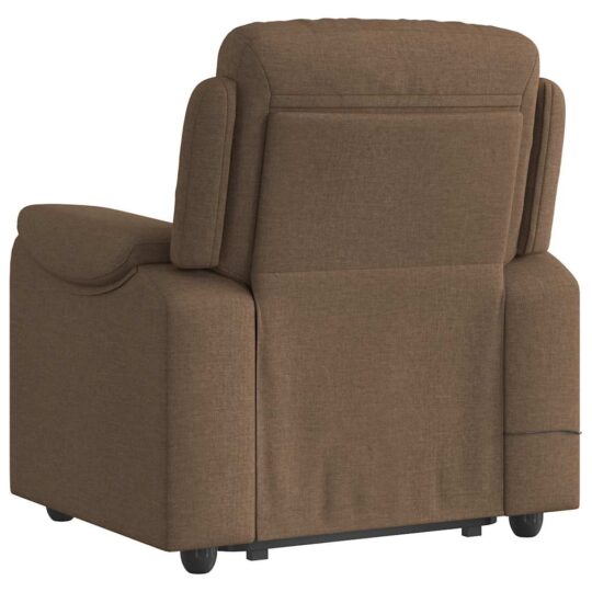 VXL8721102964428 g en hd 5 Fotoliu de masaj rabatabil cu ridicare, maro, textil VXL8721102964428 g en hd 5
