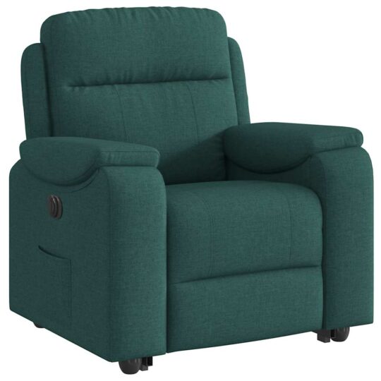 VXL8721102964541 g en hd 2 Fotoliu electric rabatabil cu ridicare, verde închis, textil VXL8721102964541 g en hd 2