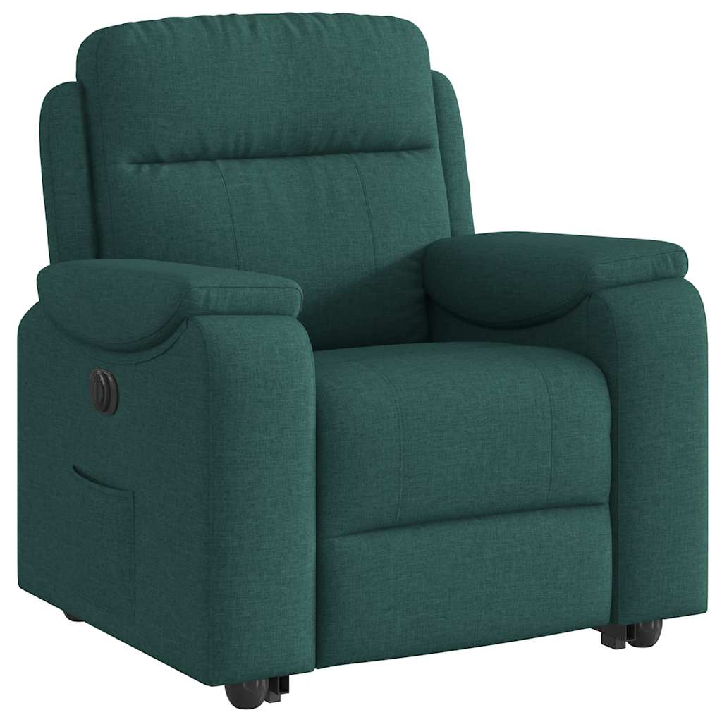 VXL8721102964541 g en hd 2 Fotoliu electric rabatabil cu ridicare, verde închis, textil Fotoliu electric rabatabil cu ridicare, verde închis, textil - imagine 3