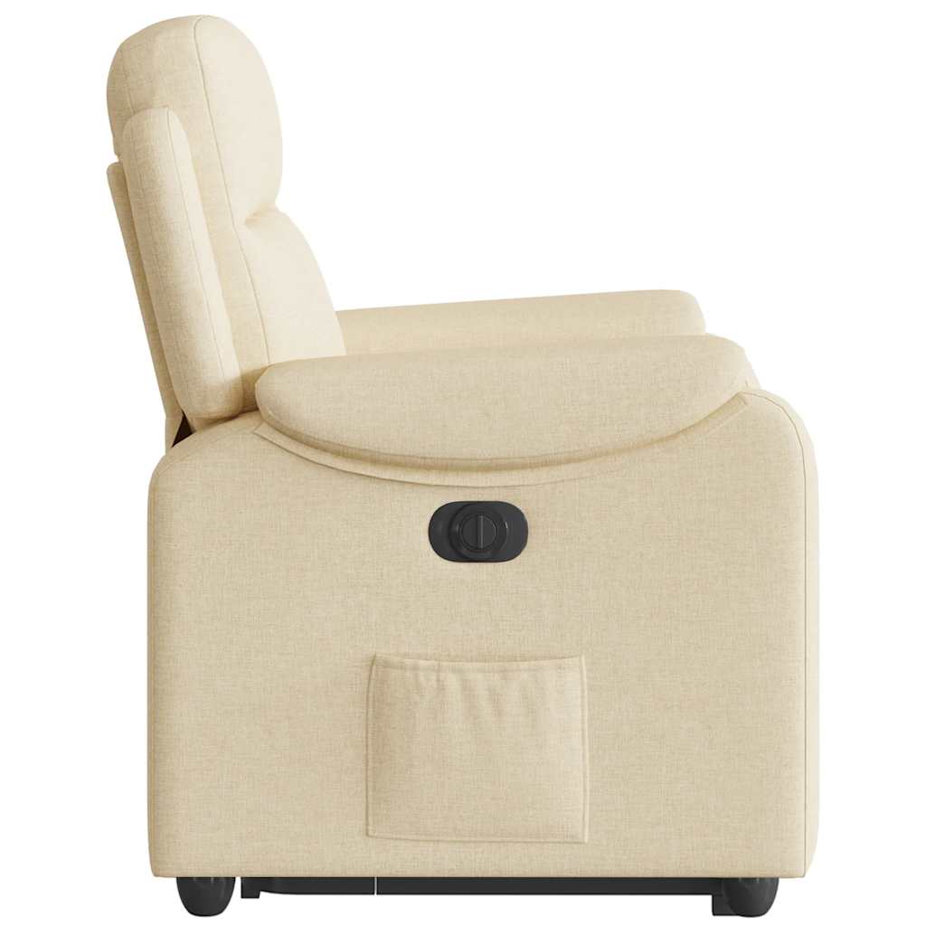 VXL8721102964565 g en hd 4 Fotoliu electric rabatabil cu ridicare, crem, textil Fotoliu electric rabatabil cu ridicare, crem, textil - imagine 5